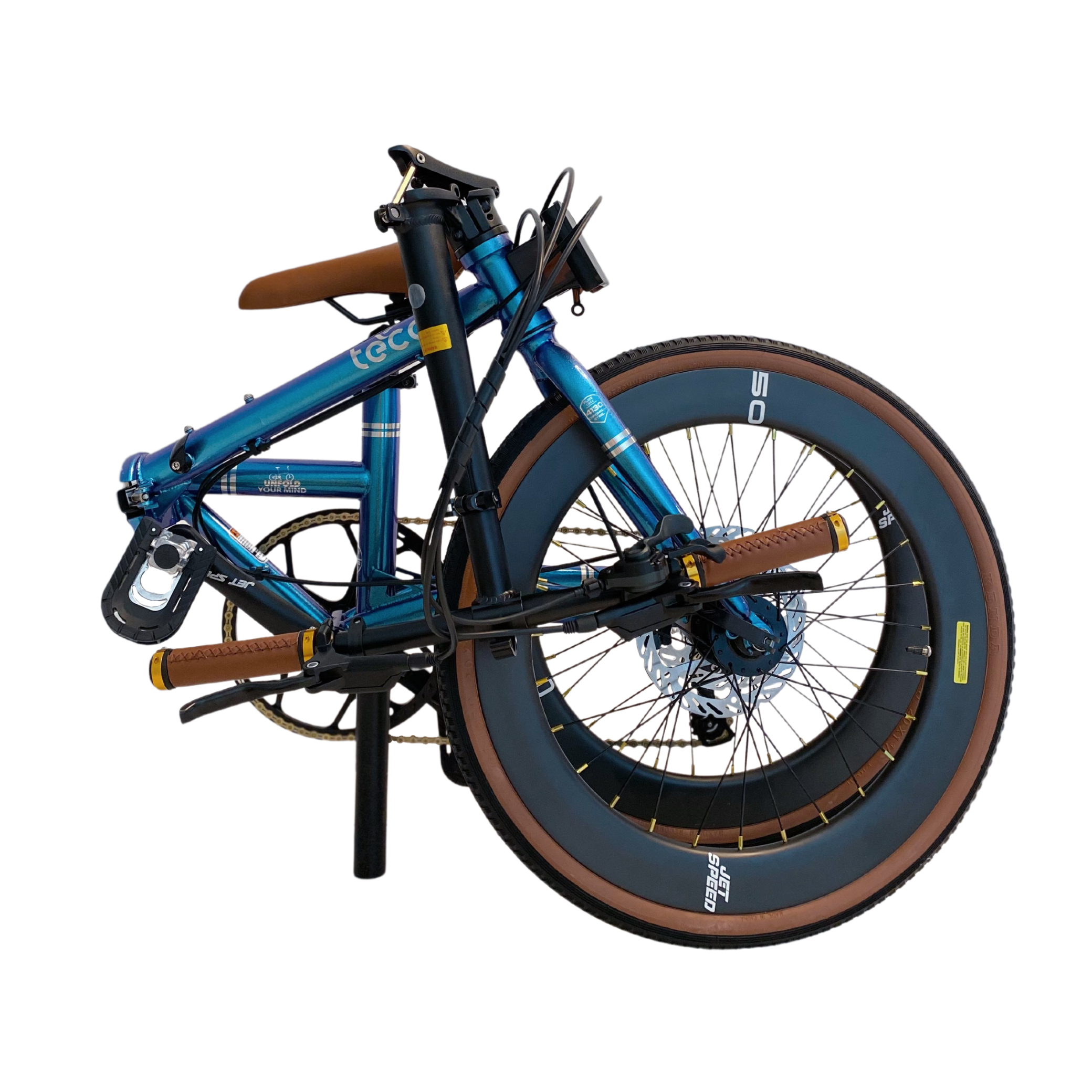 Folding bike top frame