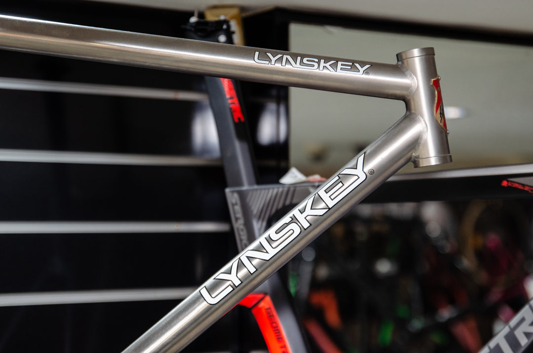 Lynskey FIXIE Titanium White Decal Frame M – KSH Bicycles Malaysia